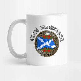 Clan MacGregor Crest & Tartan Knot Mug